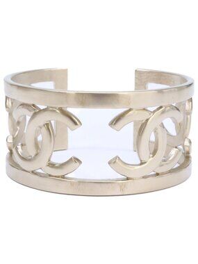Chanel CC Logo Bangle Bracelet